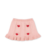 Soleil Knit Skirt GOTS- Silver Pink