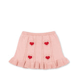 Soleil Knit Skirt GOTS- Silver Pink