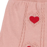 Soleil Knit Skirt GOTS- Silver Pink