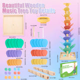 Montessori Musical Rainbow Marble Run Tree