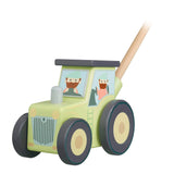 Tractor Wooden Boxed Push Along