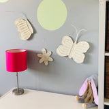 Boho Butterfly & Flower Nursery Wall Decor