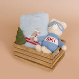 Blanket Ski Cotton Kids Baby Decor Snowboard Winter