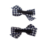 2pc Back to School Hair Clip-on Bow Set