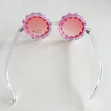 Kids Daisy Pink Flower Sunglass