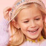 Bedazzled Fuzzy Pink Headband