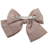 Satin Hair Bow Clip