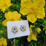 Erin's Birch Flower Stud Earrings