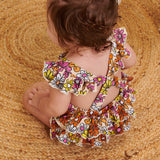 Daisy Daze Ruffle Strap Bubble Romper