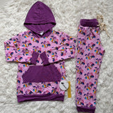 Pop Star Energy Hoodie Set for Kids- Kpop Demon Hunters Collection
