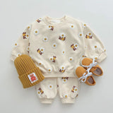 Teddy Bear Daisy 2 Piece Jogger Set