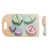 Wooden Cutting Board and Veggie Playlet