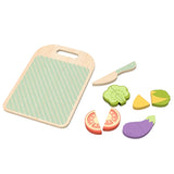 Wooden Cutting Board and Veggie Playlet