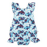 Whaley Good Time Ruffle Strap Bubble Romper