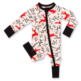 Reindeer Reign Convertible Zipper Pajama