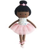 Baby Ballerina Doll Blue Floral