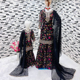 Midnight Garden Mommy & Me Sharara