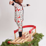 Reindeer Reign Convertible Zipper Pajama