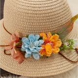 Summer Ivory Straw Hat and Bag Set