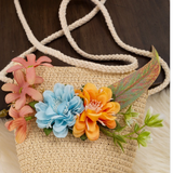 Summer Ivory Straw Hat and Bag Set