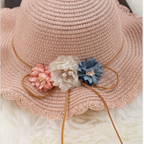 Floppy Straw Hat and Bag Set