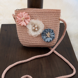 Floppy Straw Hat and Bag Set