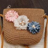 Floppy Straw Hat and Bag Set