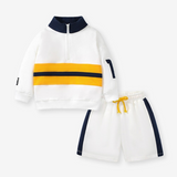 Boys Black and Yellow Color Block Set