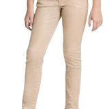 'Pink Batté' Girl's Soft Twill Stretch Skinny Leg Pants