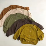 Unisex Cotton Knit Cardigan