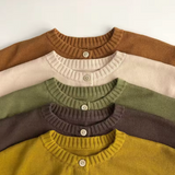 Unisex Cotton Knit Cardigan