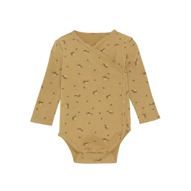 Long Sleeve Side Open Onesie with Pant Set