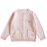 Pink Bunny Knit Cardigan