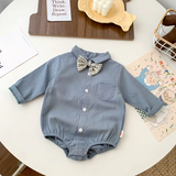 Long Sleeve Baby Bow Tie Shirt