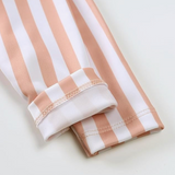 Pink Candy Stripe Swimwear Set