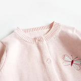 Curious Bunny Pink Cardigan