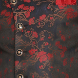Maroonn & Navy Silk Jodhpuri Suit