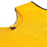 Yellow & Navy Pavadai Set