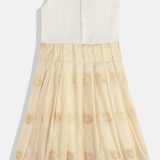 Pink & Cream Pavadai Set