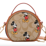 Mickey Mouse Coach Inspired Mini Crossbody Purse