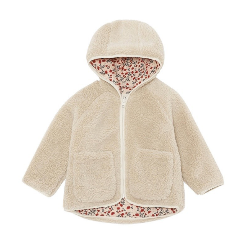 Long Sleeve Fleece Hooded Outerwear