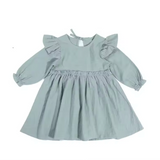 Princess Laura Smocked Linen Dress