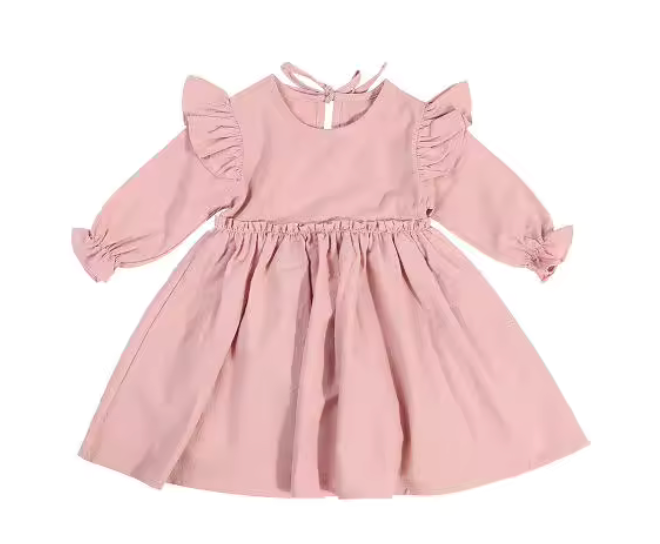 Princess Laura Smocked Linen Dress