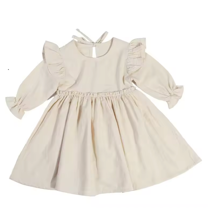 Princess Laura Smocked Linen Dress