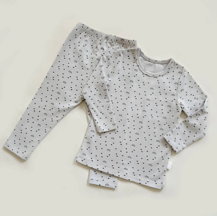 Sleep Luxe Long Sleeve Top and Pants Pajamas