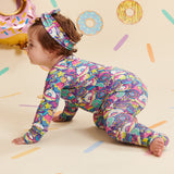Donut Space Out Convertible Zipper Pajama