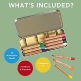 Jumbo Watercolor Pencils Tin