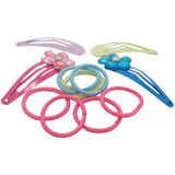 Hair Bobbles and Hair Clips Set