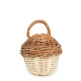 Rattan Mushroom & Acorn Rattle Nursery Decor