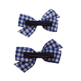 2pc Back to School Hair Clip-on Bow Set